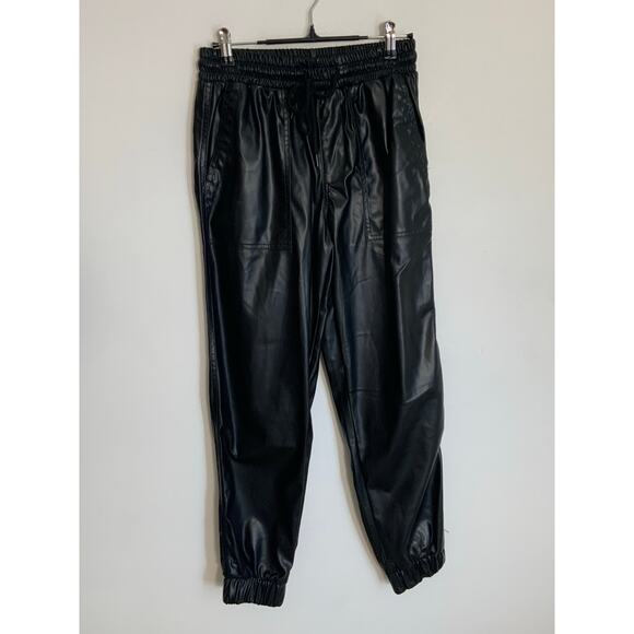 BLANK NYC Vegan Leather Joggers size 27 - Picture 5 of 7